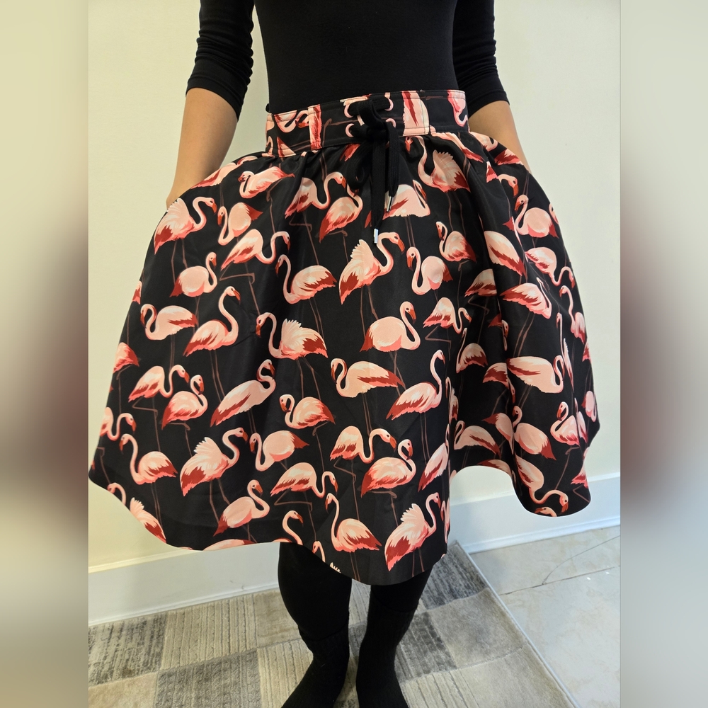 Red Valentino Flamingo Skirt